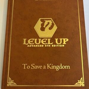 To Save A Kingdom Level Up Advanced 5E Dungeons & Dragons DnD book